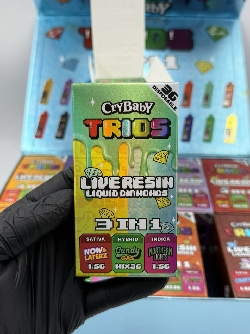 crybaby trios disposable 3 gram